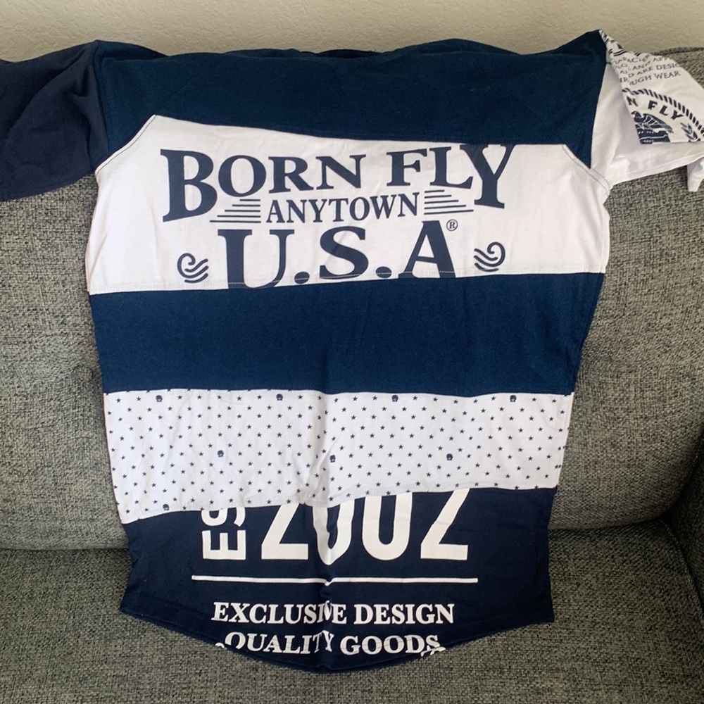 Mens born fly tee